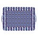 Plateau vitrifie 33x22 cm Global Ethnic Shibori