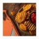 5052041 Râpe à gaufres powerline 6 coupes (3 wave, 2 frites, 1 Gaufre) orange