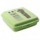 18661E76 Boite sandwich 0,5L carrée DREAMS (Vert/Bleu/Rose)