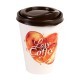 15739D76 GOBELETS CAFE 0.43 L AVEC COUVERCLE (Déco : Love coffee/Coffee/Be happy)
