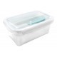 Lunchbox hermetique rectangulaire 2 l + plateau et couvert, 17122