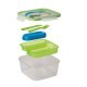 033092 Snipslock lunchbox carré tortue 1.4l plateau + couverts +réfrigerant