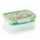 033096 Snipslock lunchbox rectangulaire fleurs 1.5l plateau + couverts +réfrigerant + sauciere
