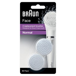 Brosses nettoyantes pour le visage Braun Face SE80 (Pack de 2)