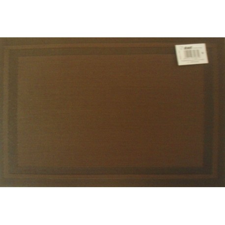 Set de table marron rett