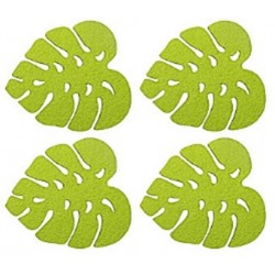 4 sets de table feuille Tropical,52341