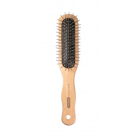 Brosse bois de massage rectangulaire 7 rangées 2826