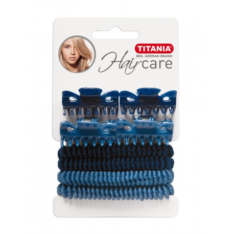 4 Pinces Cheveux + 4 Rubans Cheveux 8001