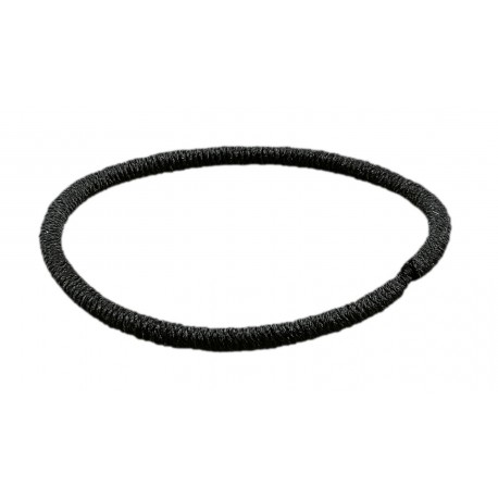 12 Petits Elastiques D3cm/2mm noirs 7800