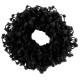 2 Chouchous touffus D6.5cm noir 7877