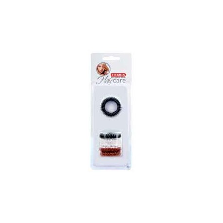 8 Elastiques antiglisse D2.5cm assortis 7920 B