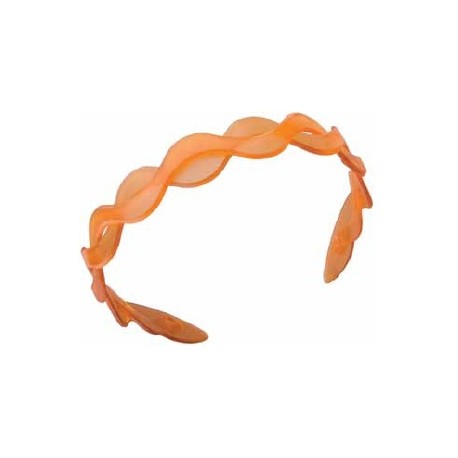 2 Serre-têtes tressé, marron clair 7975