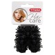 2 Chouchous touffus D6.5cm noir 7877