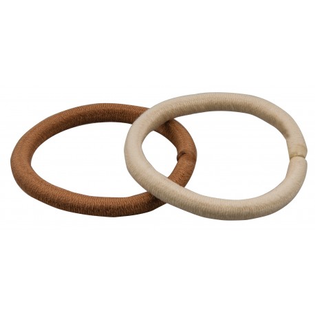 6 Elastiques D5cm/6mm nuances marron 7815