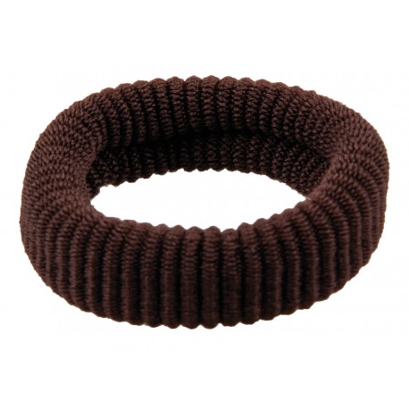 6 Elastiques terry MM D3.5cm marron 7872