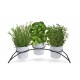 Coffret 3 pots Geometric 13 cm Blanc Arche Z227205PG001