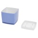 Pot Designo Cube 20 cm avec soucoupe (F3) Bleu