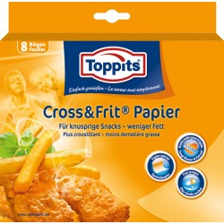 8 Papier pour friture Cross & Frit 37x30