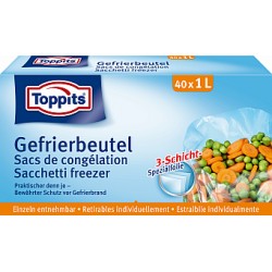 40 Sachets de congélation 1l