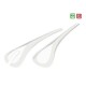 Couverts a salade Elite blanc,32259