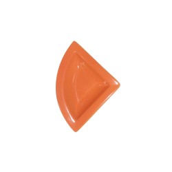 PUZZLE Barquette 1/4 cercle 90x90 uni orange