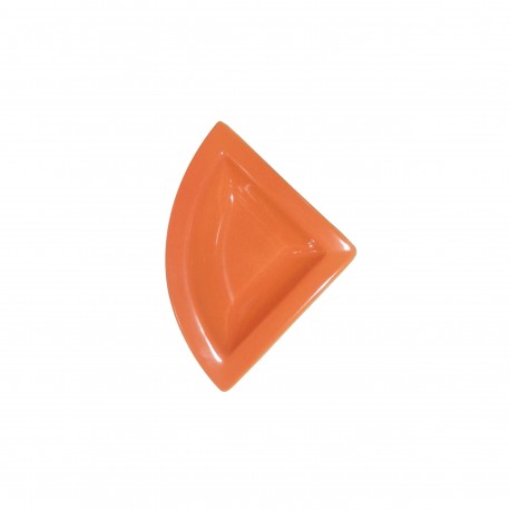 PUZZLE Barquette 1/4 cercle 90x90 uni orange
