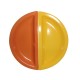PUZZLE Barquette 1/2 cercle 90x180 uni orange
