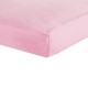 Drap housse jersey extensible 100% coton 60x120 rose