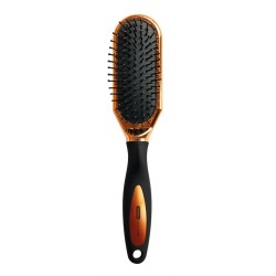 Brosse pneumatique satine noire et dorée 2842