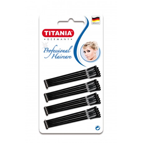 20 Pinces cheveux GM noire 8060/7