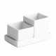 2 Bols avec plateau 11x6x5.5, B1188