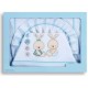 Parure pour lit de bébé 60x120 - 3pieces CONEJITO BABY Bleu 03040-11