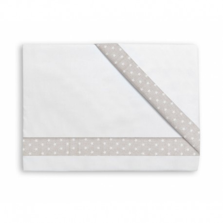 Parure pour lit de bébé 60x120 beige Etoile 3000-05