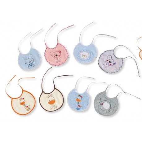 Bavoir boucle 20x20 cm 0? mois 123