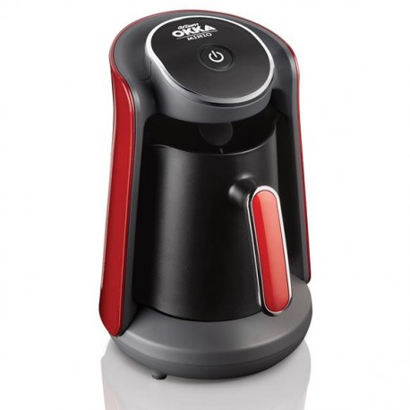 Cafetière turque, Noire/Rouge