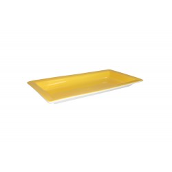 PUZZLE Barquette rectangulaire 90x180 uni jaune