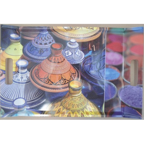 Plateau vitrifie TANGERI