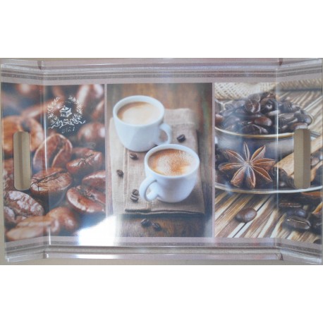 Plateau vitrifie KITCHEN COFFEE