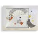 Parure pour lit de bébé 60x120 - 3pieces beige ours/oreiller 03123-05