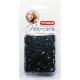 8066 B Elastiques 150 pcs noir 2 cm