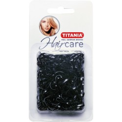 8066 B Elastiques 150 pcs noir 2 cm