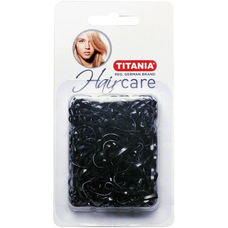 8066 B Elastiques 150 pcs noir 2 cm