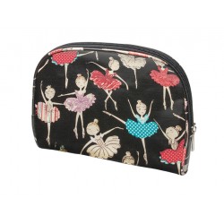 7773 Trousse de toilette noir danseuses 24x3x18