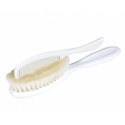 2/417 Set brosse + peigne collection transparent