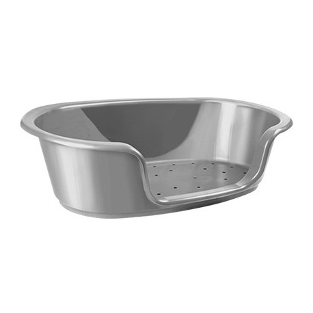 10009S LITIERE POUR MASCOTTE MALTES 21x44x70 cm (Rouge/Gris)