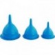 16590SIV SET 3 ENTONNOIR RIOJA Ø 11/13/16 CM (Bleu/Rose/Vrert)