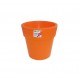 869-19 Pot Linéa Orange D16xh15.5cm