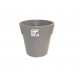 869-26 Pot Linéa taupe D16xh15.5cm