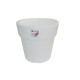 870-01 Pot Linéa white D20xh18.5cm
