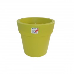 870-12 Pot Linéa Chartreuse D20xh18.5cm